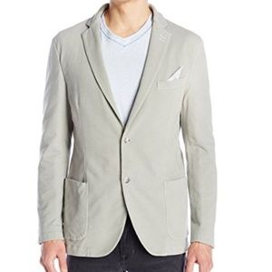 Stone Rose Italy Washed Jersey Blazer Cream sz 50